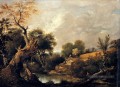 Le champ de la moisson romantique John Constable